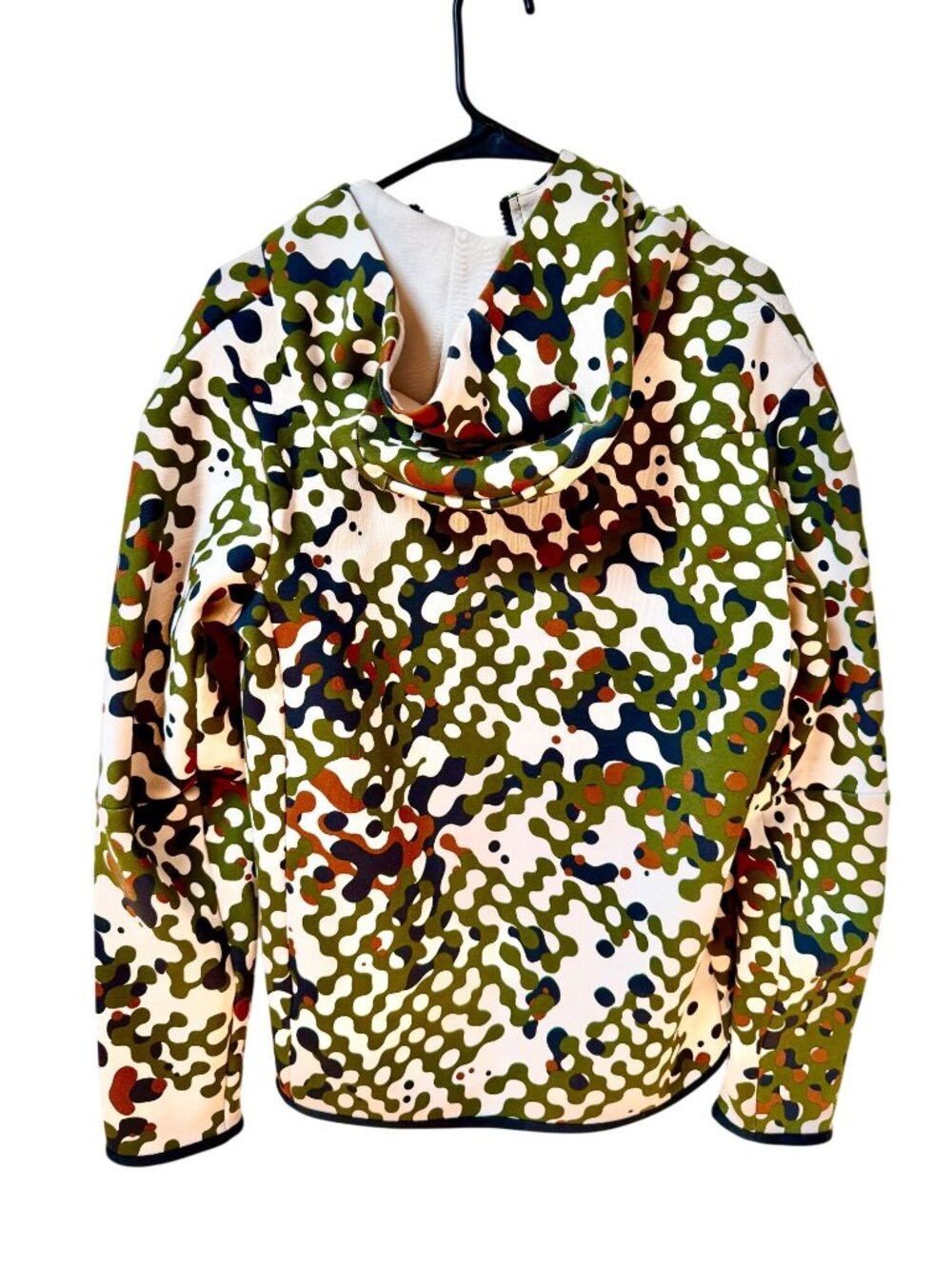 Nike Sportswear Tech Fleece Mens Full-Zip Hoodie Rough Green Camo, Sz. Small - Picture 3 of 7